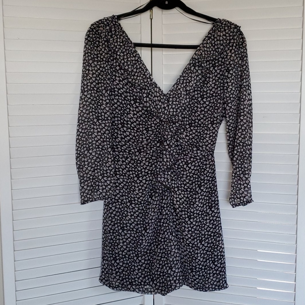 Zara flower jumpsuit